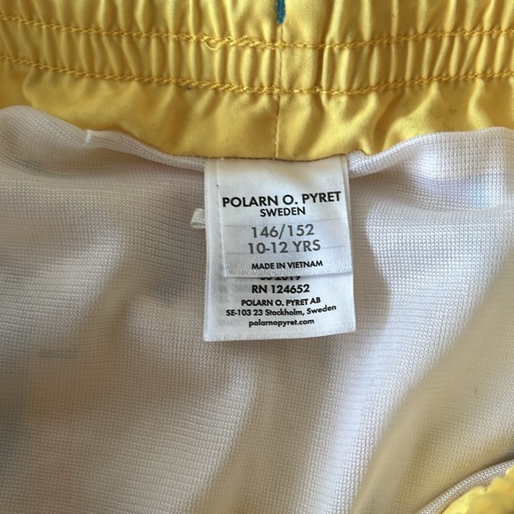 Polarn O. Pyret Boys Yellow Surfboard Swim Shorts Trunks Size 10-12 Y 146/152cm - Picture 6 of 8